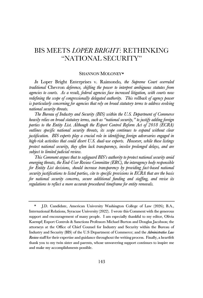 Moloney Cover